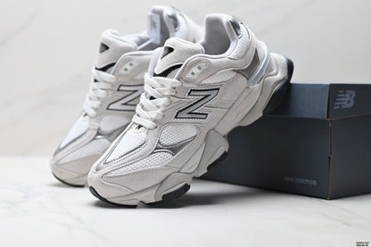 New Balance 9060 Retro Lifestyle Sneakers – White Silver