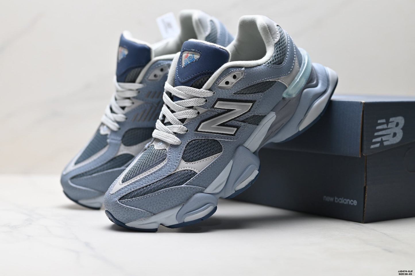 New Balance 9060 Retro Lifestyle Sneakers – Blue Grey