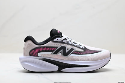 New Balance Ellipse v1 Running Shoes – White Pink Black