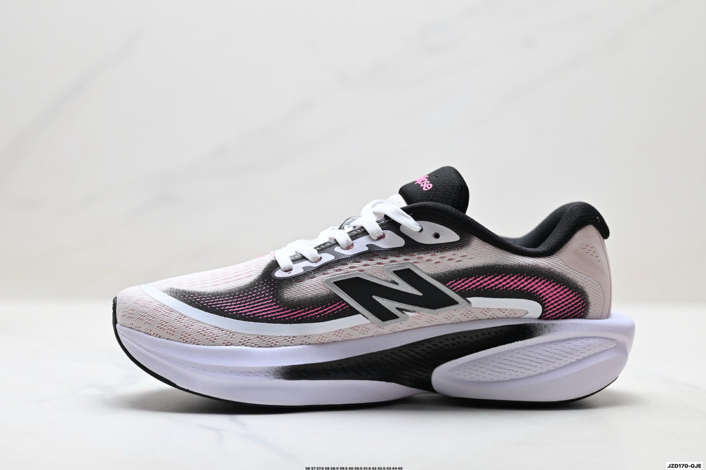 New Balance Ellipse v1 Running Shoes – White Pink Black