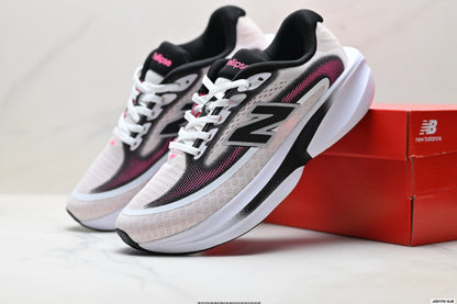 New Balance Ellipse v1 Running Shoes – White Pink Black