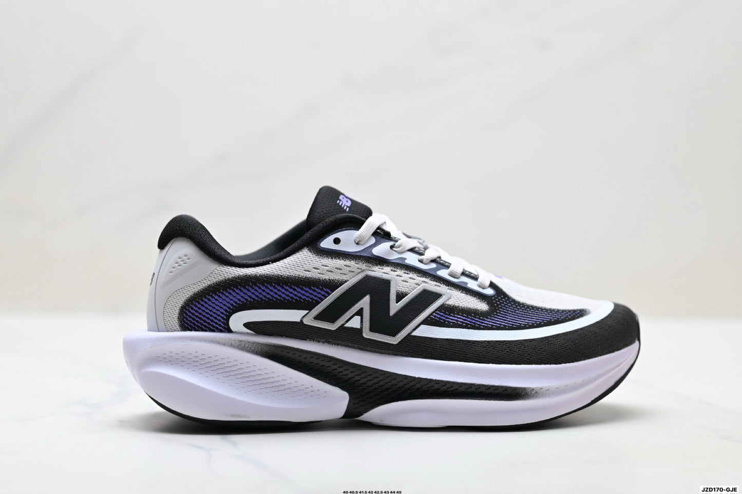 New Balance Ellipse v1 Running Shoes – Black White Purple