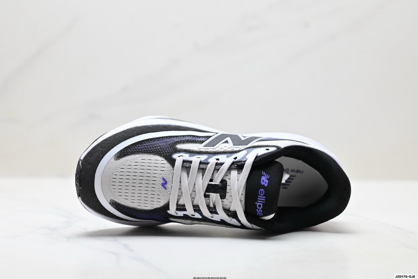 New Balance Ellipse v1 Running Shoes – Black White Purple