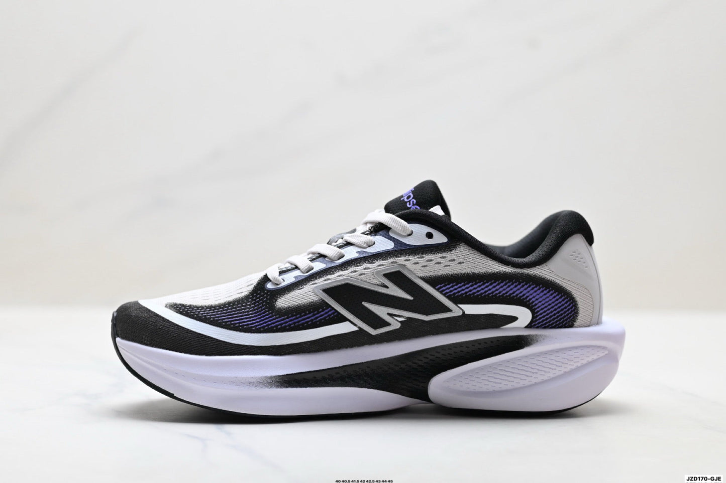 New Balance Ellipse v1 Running Shoes – Black White Purple