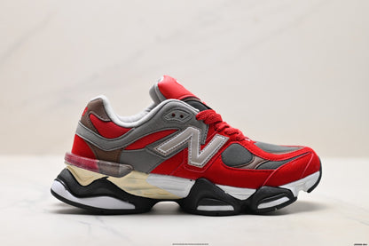 New Balance 9060 Lifestyle Sneakers – Red Grey