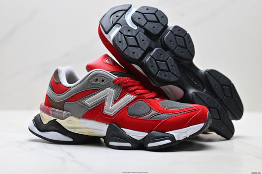 New Balance 9060 Lifestyle Sneakers – Red Grey