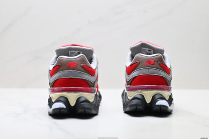 New Balance 9060 Lifestyle Sneakers – Red Grey