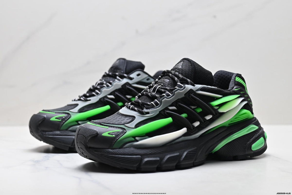 Adidas K81801750 Unisex Dad Sneakers - Black/Green - image 5