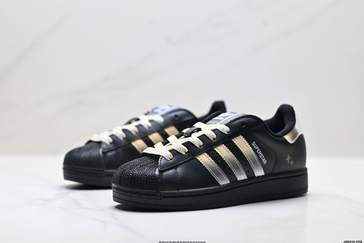 Adidas K81801450 Unisex Shell-Toe Sneakers - Black/White - image 5