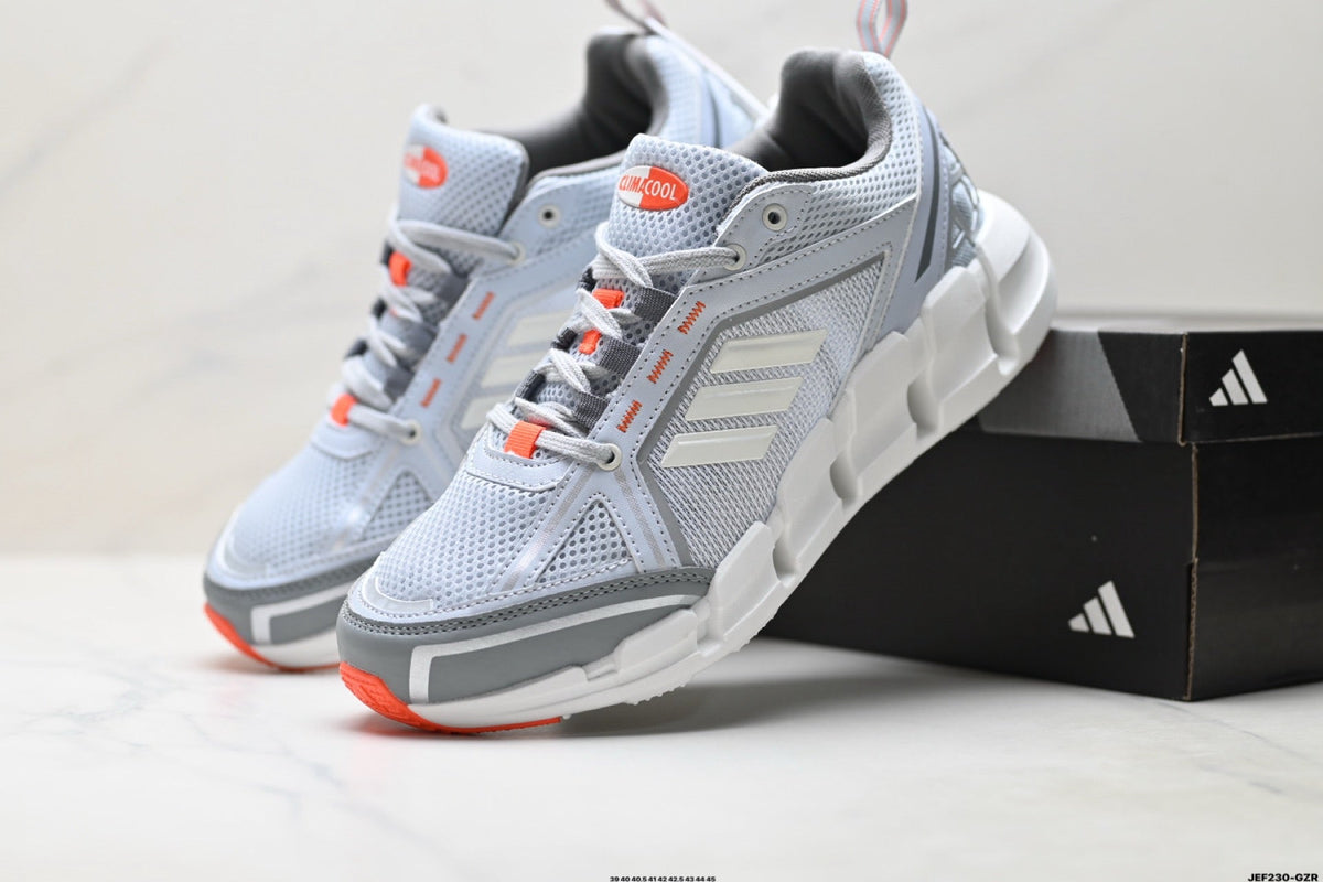 Adidas K81801550 Men's Running Shoes #5 - Grey/Orange