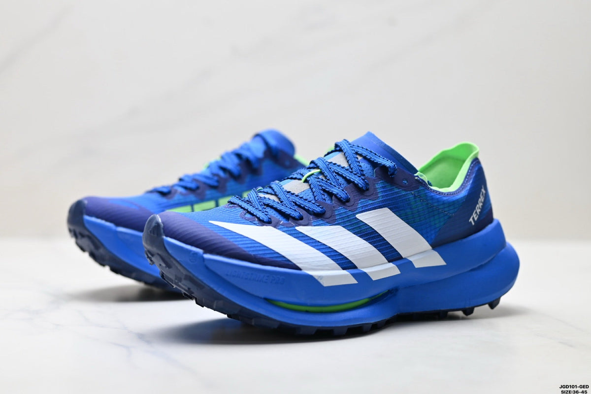 Adidas K81801750 Unisex Running Shoes #2 - Blue/Green - image 10