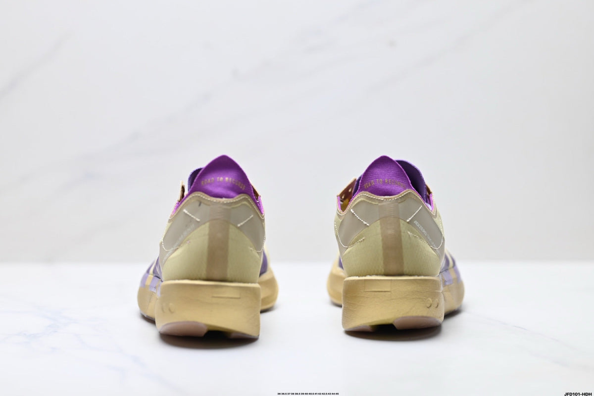 Adidas K81801650 Unisex Running Shoes #3 - Purple/Beige - image 3