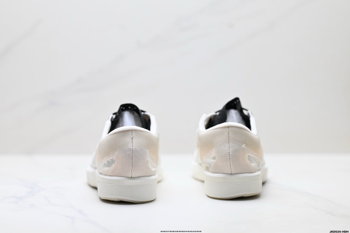Adidas K81801550 Unisex Running Shoes #5 - White/Black - image 3