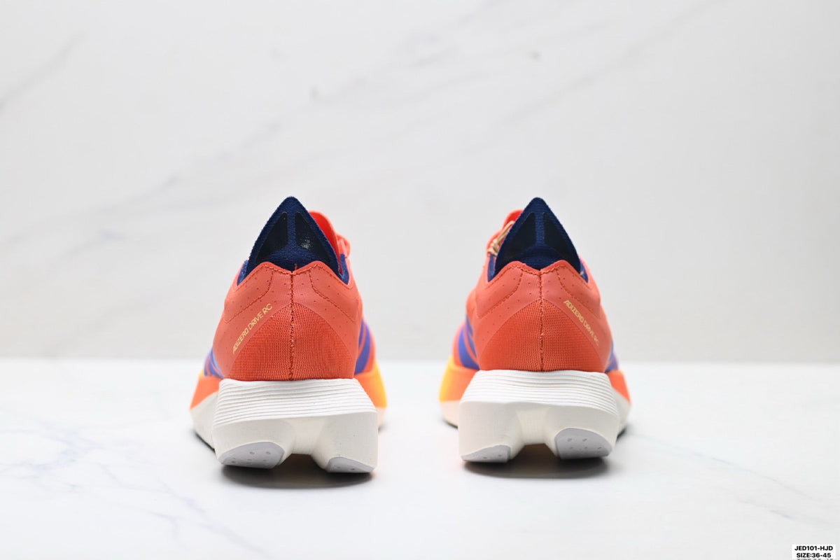 Adidas K81801550 Unisex Running Shoes #4 - Orange/Blue - image 18