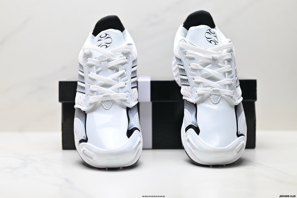 Adidas K81801550 Men's Running Shoes #2 - White/Black - image 12