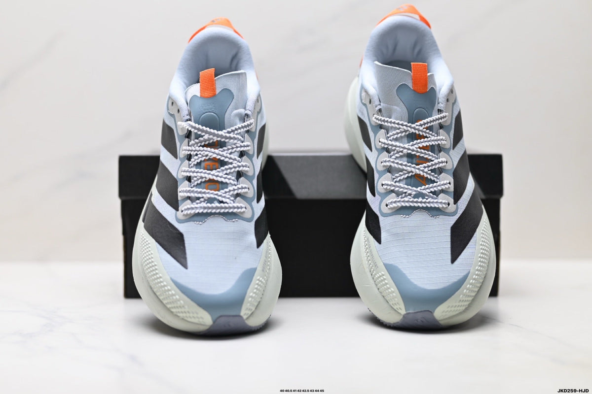 Adidas K81801550 Men's Running Shoes #3 - Light Grey/Orange - image 2