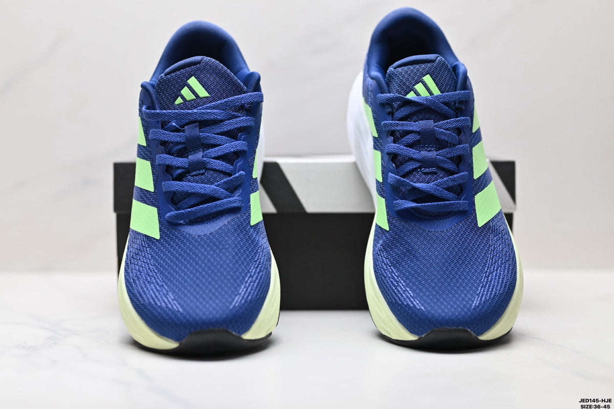 Adidas K81801550 Unisex Running Shoes #3 - Blue/Green - image 2
