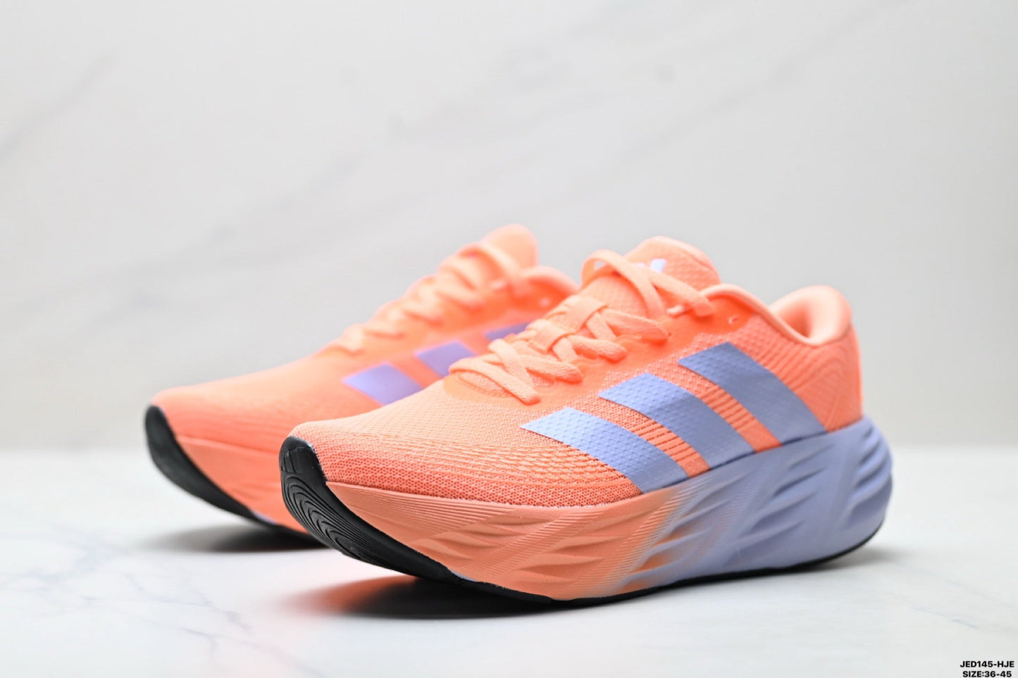 Adidas K81801550 Unisex Running Shoes #3 - Coral/Blue - image 10