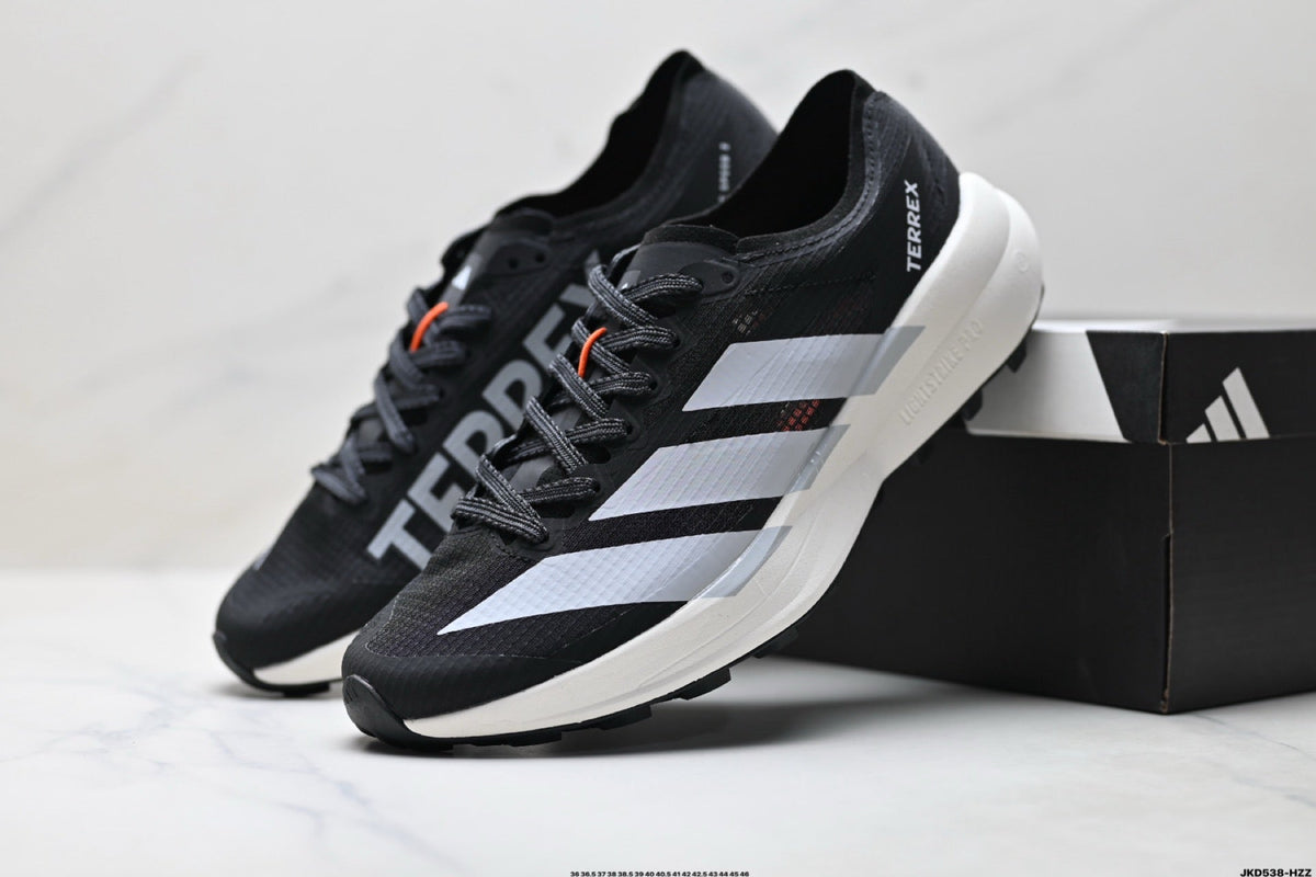 Adidas K81801550 Unisex Running Shoes #2 - Black/Orange/Purple - image 21