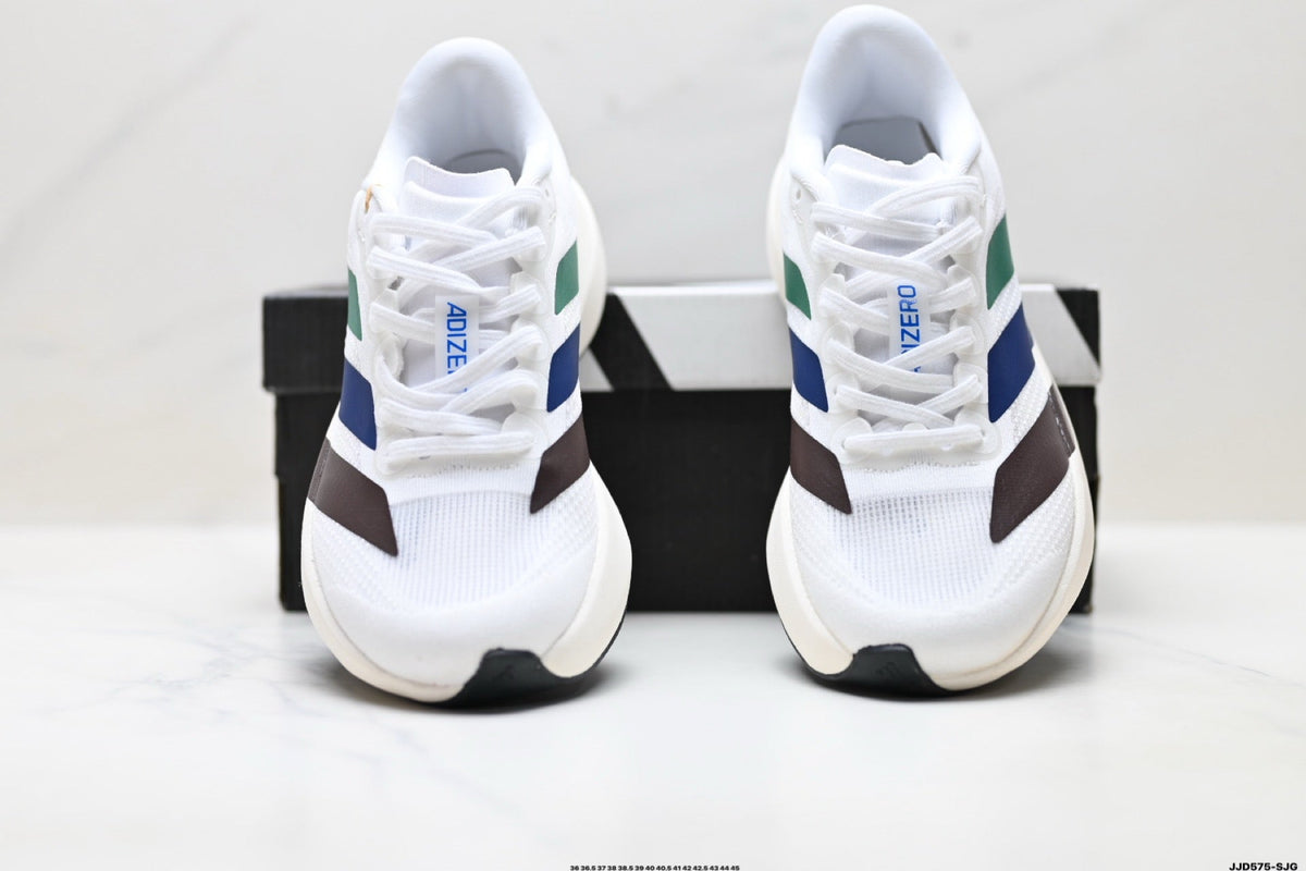 Adidas K81801450 Unisex Running Shoes - White/Black/Blue - image 7