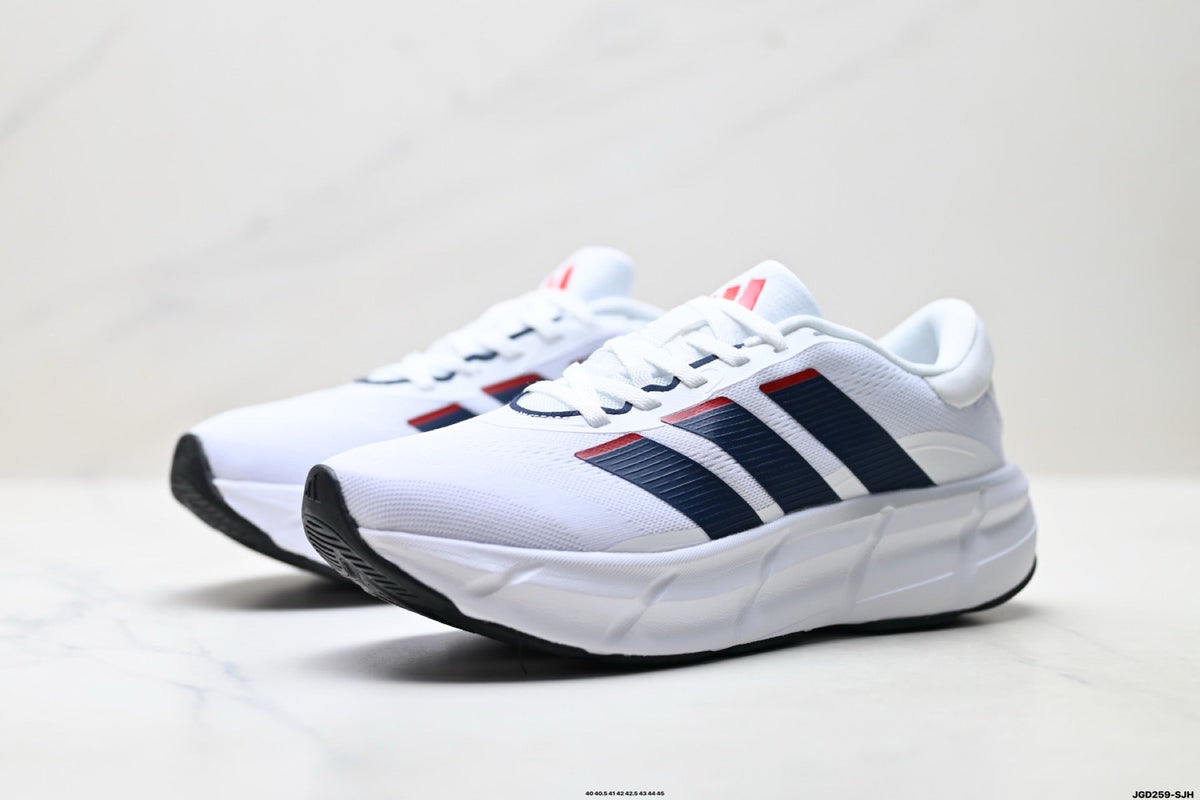Adidas K81801750 Men's Running Shoes - White/Navy/Red - image 5