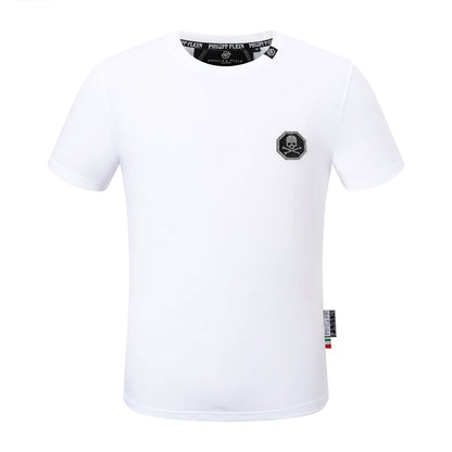 SOLO-Hot stamping Skull T-shirt