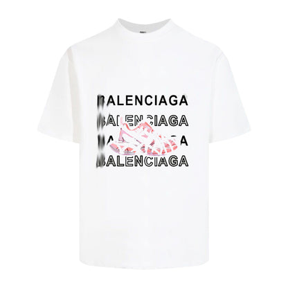 Oversized Loose Fit T-Shirt | 100% Cotton | Black White Blue