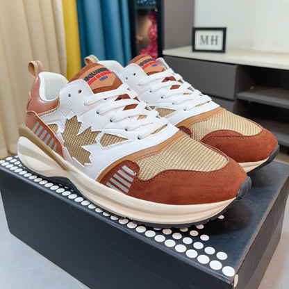 DSQ2 Men's shoes Leather sneakers