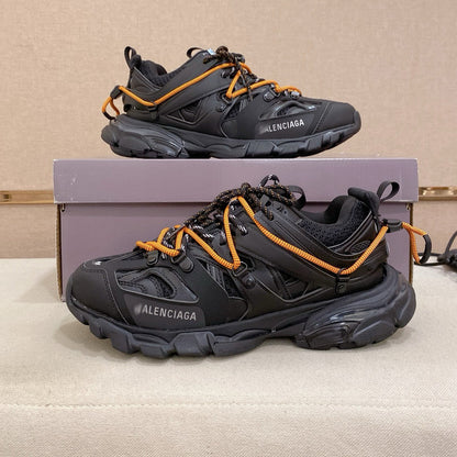 Balenciaga Unisex Distressed Vintage Leather Sneakers | Runway-Inspired Style