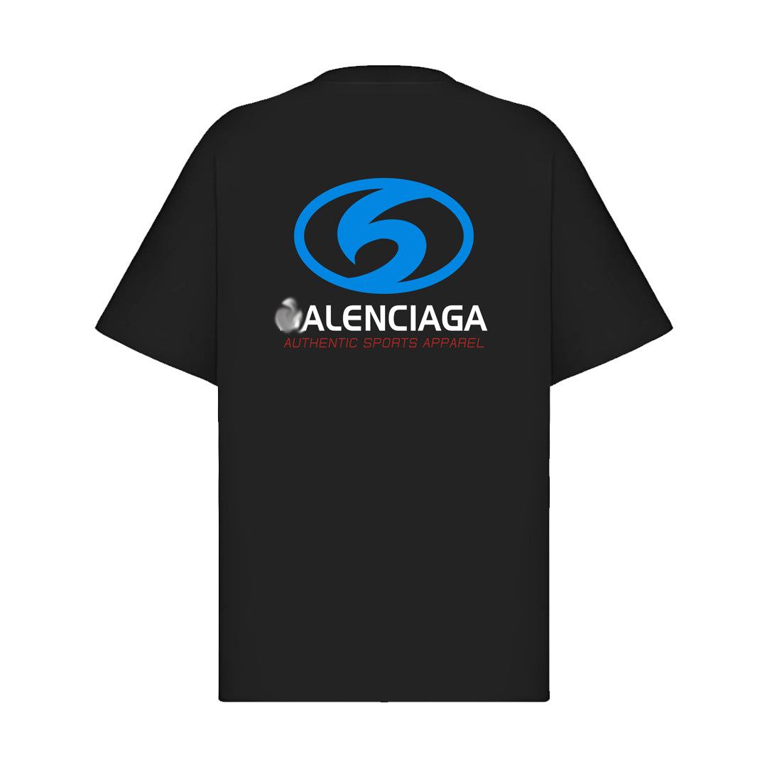 Balenciaga 2025 SS Oversized Logo Print T-Shirt – 100% Cotton
