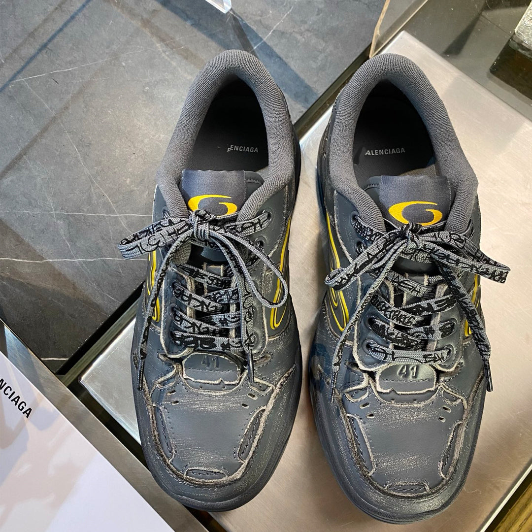 Balenciaga Distressed Vintage Leather Sneaker | 2025 Limited Edition
