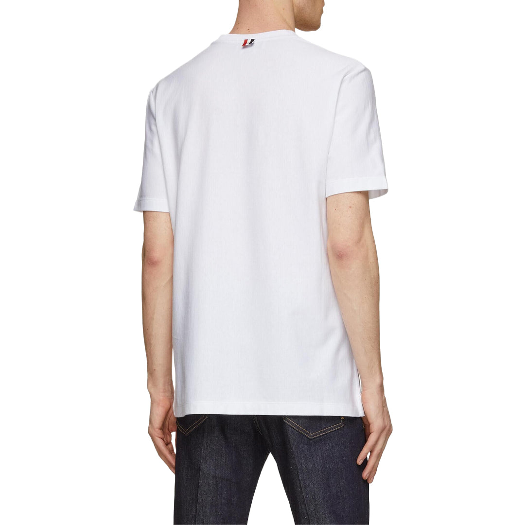 トム ブラウン アンカー刺繍Tシャツ