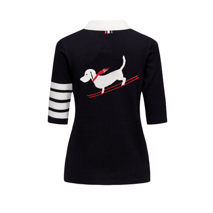 Áo Polo Thom Browne in hình cún con dành cho nữ