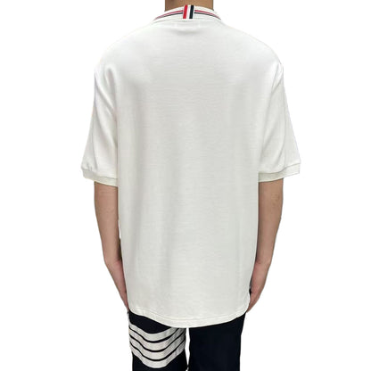 トム ブラウン 2025ss ルーズ ポロ Tシャツ