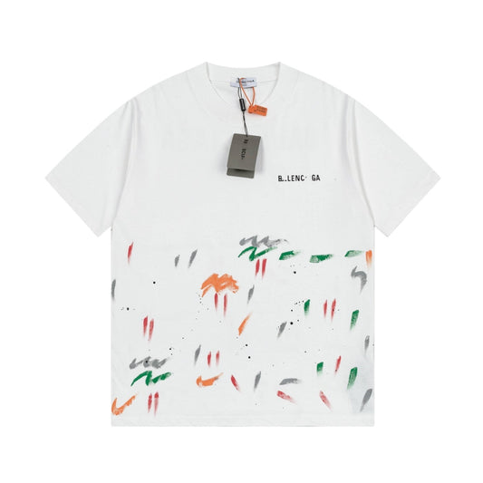Balenciaga 2025SS Loose Fit Logo T-Shirt