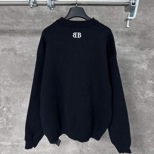 2025ss Man Destroyed Sweater