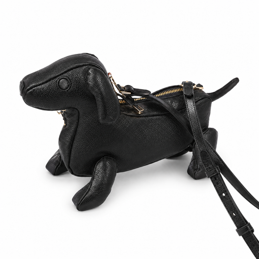 Thom Browne Loyal Dog Crossbody Bag - Top-Grain Cowhide Leather