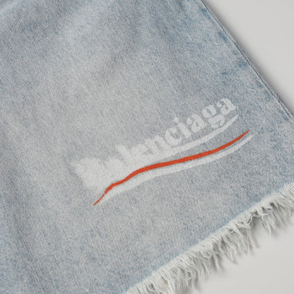 2025SS LOGO Denim Shorts