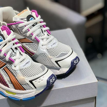 Balenciaga Distressed Vintage Unisex Leather Sneakers | 4 Styles