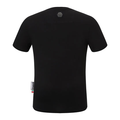 SOLO-Hot stamping Skull T-shirt