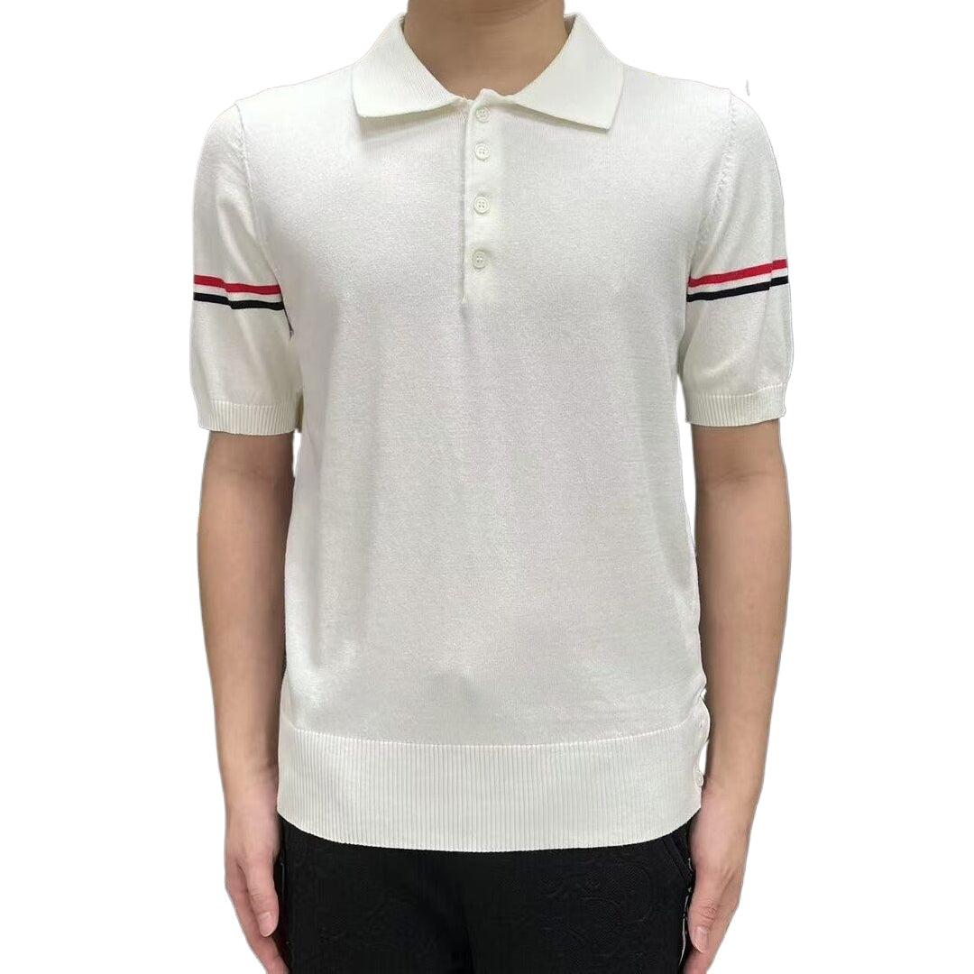 トムブラウン 2025ss メンズ ウール ポロTシャツ