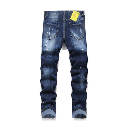 SOLO-DSQ2 Cowboy feet Jeans