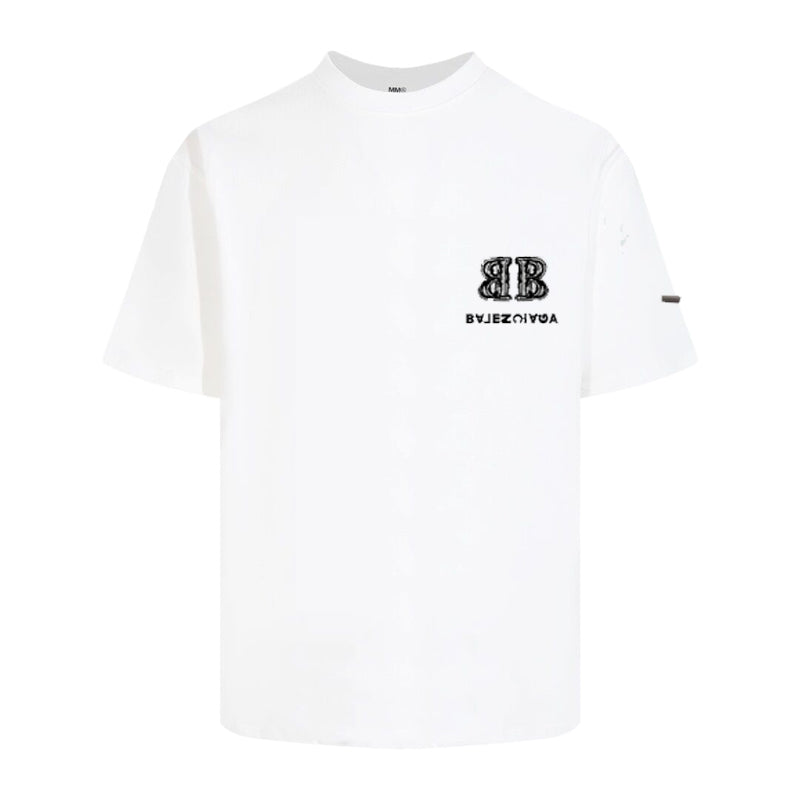 Balenciaga 2025SS Vintage Oversized Loose Fit T-Shirt | 100% Cotton