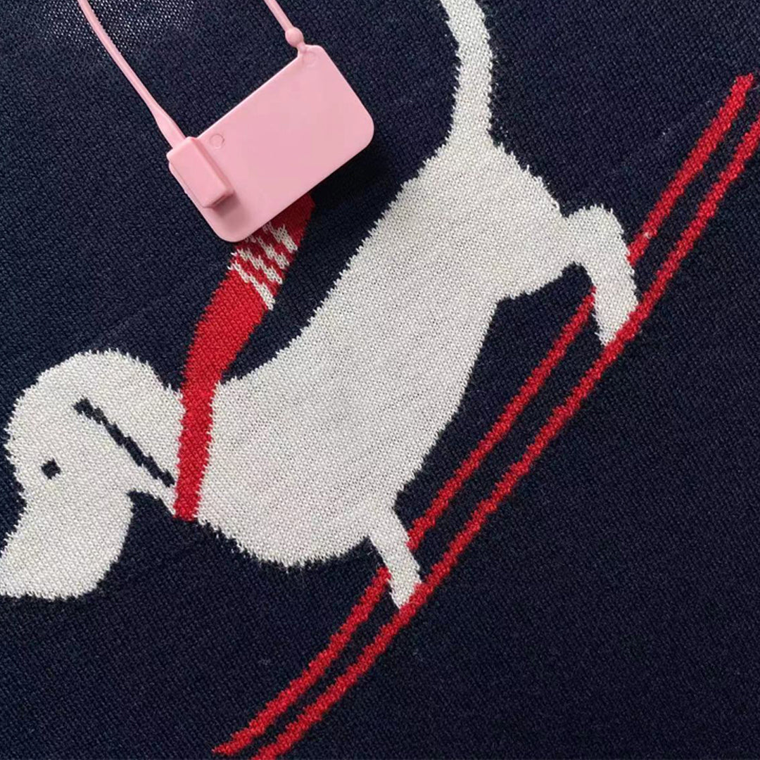 Áo Polo Thom Browne in hình cún con dành cho nữ