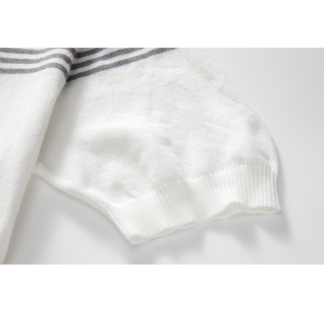 Thom Browne グレー ポロシャツ