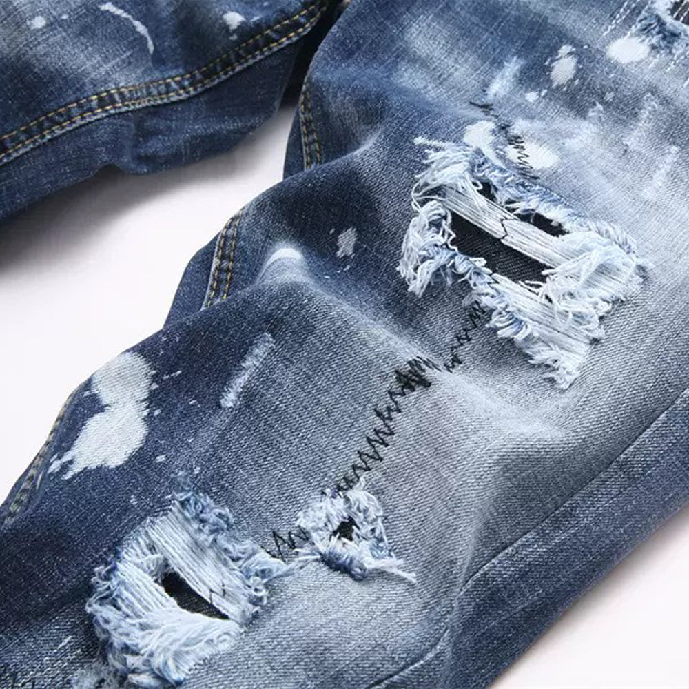 SOLO-DSQ2 25ss Ripped Jeans