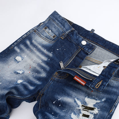 SOLO-DSQ2 25ss Ripped Jeans