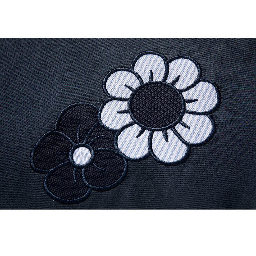 MR.TOM 花柄刺繍Tシャツ