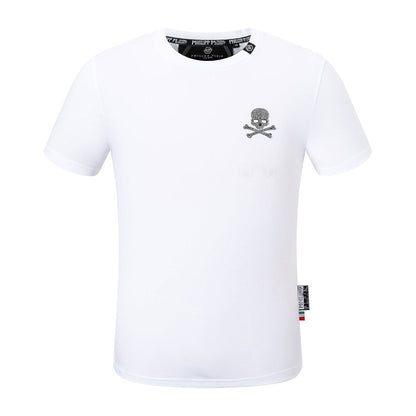 SOLO-Hot stamping Skull T-shirt