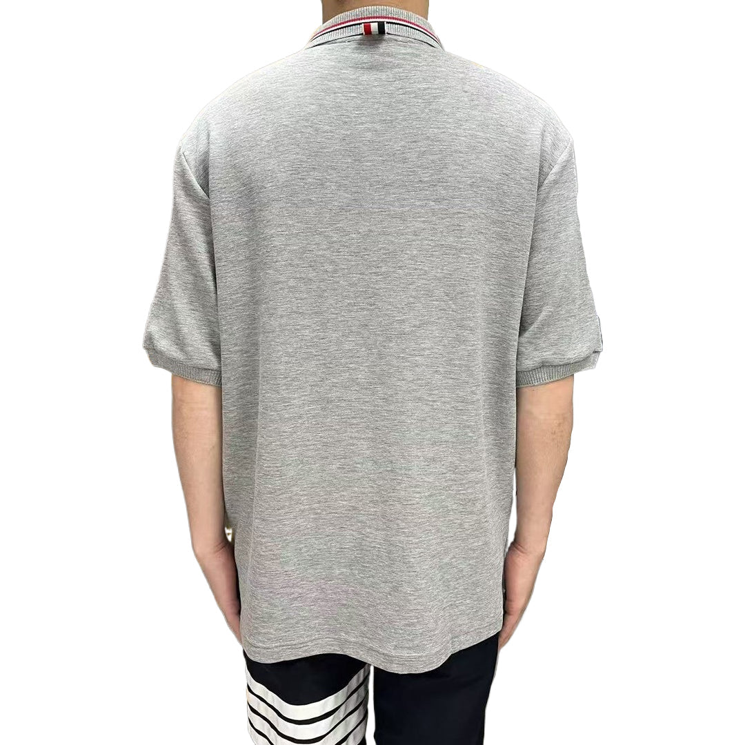 トム ブラウン 2025ss ルーズ ポロ Tシャツ